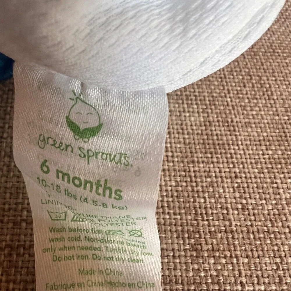 Green Sprouts‎ Baby Reuseable Swim Diapers New Size 6 mo 10-18lbs